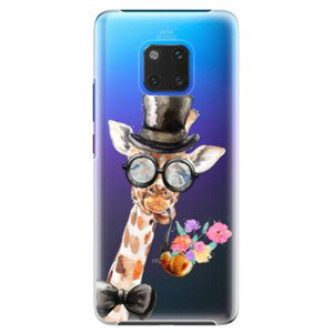 Plastové pouzdro iSaprio - Sir Giraffe - Huawei Mate 20 Pro