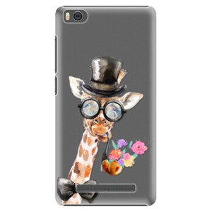 Plastové pouzdro iSaprio - Sir Giraffe - Xiaomi Mi4C