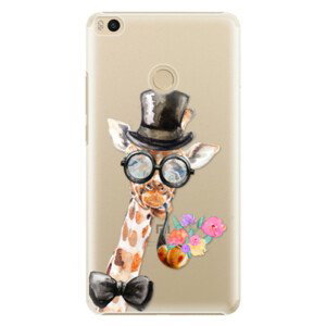 Plastové pouzdro iSaprio - Sir Giraffe - Xiaomi Mi Max 2