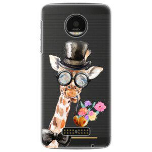 Plastové pouzdro iSaprio - Sir Giraffe - Lenovo Moto Z