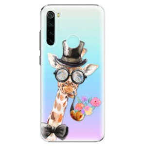 Plastové pouzdro iSaprio - Sir Giraffe - Xiaomi Redmi Note 8