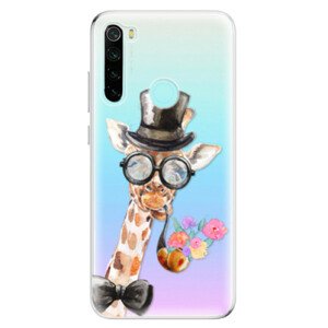 Odolné silikonové pouzdro iSaprio - Sir Giraffe - Xiaomi Redmi Note 8