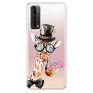 Odolné silikonové pouzdro iSaprio - Sir Giraffe - Huawei P Smart 2021