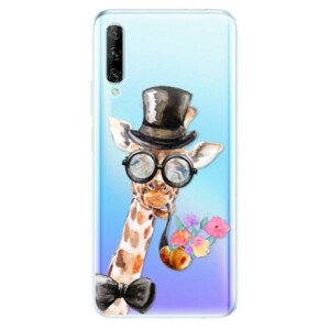 Odolné silikonové pouzdro iSaprio - Sir Giraffe - Huawei P Smart Pro