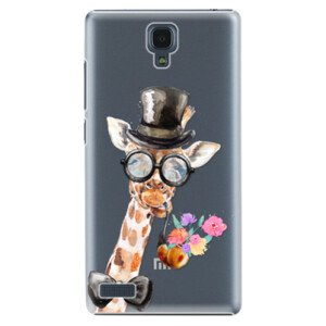 Plastové pouzdro iSaprio - Sir Giraffe - Xiaomi Redmi Note