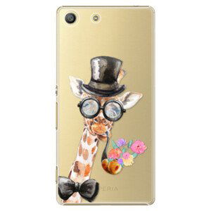 Plastové pouzdro iSaprio - Sir Giraffe - Sony Xperia M5