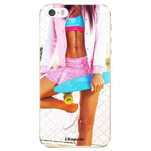 Odolné silikonové pouzdro iSaprio - Skate girl 01 - iPhone 5/5S/SE