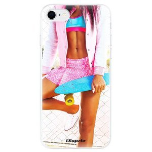 Odolné silikonové pouzdro iSaprio - Skate girl 01 - iPhone SE 2020