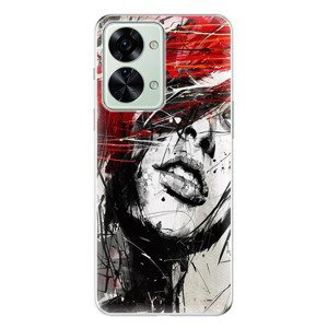 Odolné silikonové pouzdro iSaprio - Sketch Face - OnePlus Nord 2T 5G