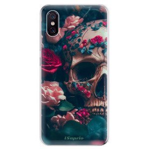 Odolné silikonové pouzdro iSaprio - Skull in Roses - Xiaomi Mi 8 Pro