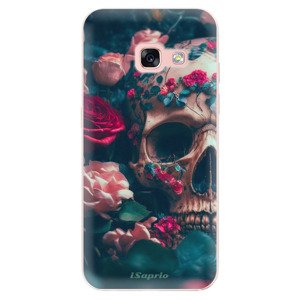 Odolné silikonové pouzdro iSaprio - Skull in Roses - Samsung Galaxy A3 2017