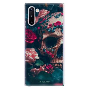 Odolné silikonové pouzdro iSaprio - Skull in Roses - Samsung Galaxy Note 10