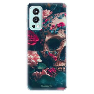 Odolné silikonové pouzdro iSaprio - Skull in Roses - OnePlus Nord 2 5G