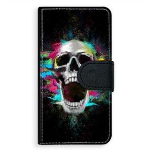 Univerzální flipové pouzdro iSaprio - Skull in Colors - Flip S