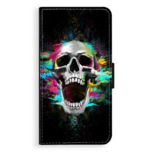 Flipové pouzdro iSaprio - Skull in Colors - Sony Xperia XZ