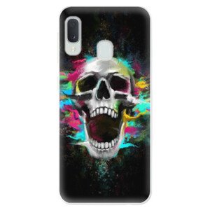 Odolné silikonové pouzdro iSaprio - Skull in Colors - Samsung Galaxy A20e