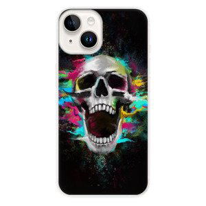 Odolné silikonové pouzdro iSaprio - Skull in Colors - iPhone 15 Plus