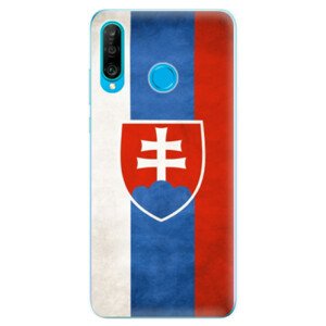 Odolné silikonové pouzdro iSaprio - Slovakia Flag - Huawei P30 Lite