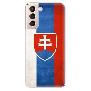 Odolné silikonové pouzdro iSaprio - Slovakia Flag - Samsung Galaxy S21