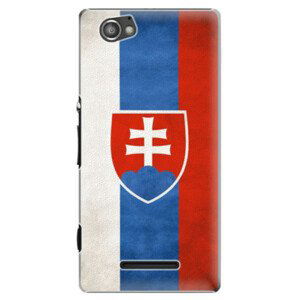 Plastové pouzdro iSaprio - Slovakia Flag - Sony Xperia M