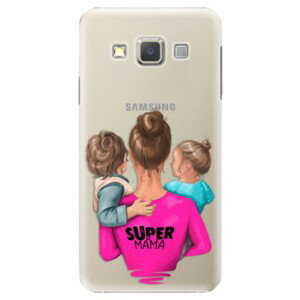Plastové pouzdro iSaprio - Super Mama - Boy and Girl - Samsung Galaxy A7