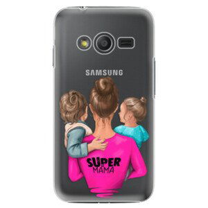 Plastové pouzdro iSaprio - Super Mama - Boy and Girl - Samsung Galaxy Trend 2 Lite