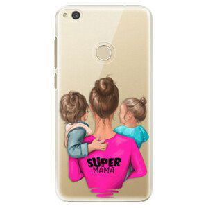 Plastové pouzdro iSaprio - Super Mama - Boy and Girl - Huawei P8 Lite 2017