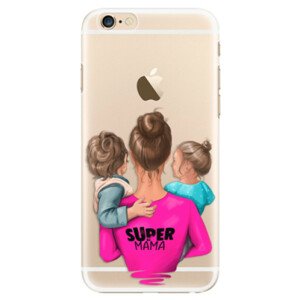 Plastové pouzdro iSaprio - Super Mama - Boy and Girl - iPhone 6/6S