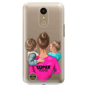 Plastové pouzdro iSaprio - Super Mama - Boy and Girl - LG K10 2017