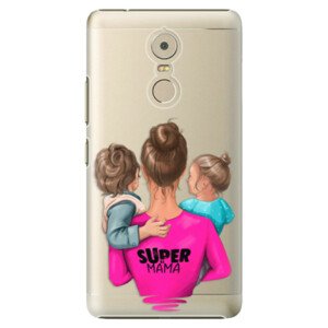 Plastové pouzdro iSaprio - Super Mama - Boy and Girl - Lenovo K6 Note