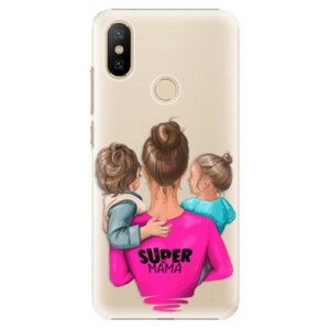 Plastové pouzdro iSaprio - Super Mama - Boy and Girl - Xiaomi Mi A2