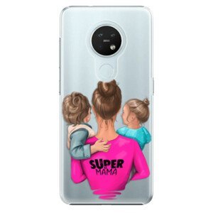 Plastové pouzdro iSaprio - Super Mama - Boy and Girl - Nokia 7.2