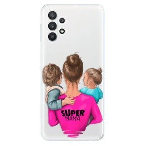Odolné silikonové pouzdro iSaprio - Super Mama - Boy and Girl - Samsung Galaxy A32 5G