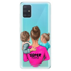 Odolné silikonové pouzdro iSaprio - Super Mama - Boy and Girl - Samsung Galaxy A51
