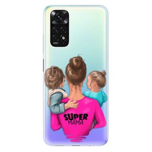 Odolné silikonové pouzdro iSaprio - Super Mama - Boy and Girl - Xiaomi Redmi Note 11 / Note 11S