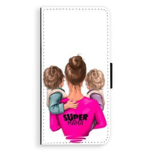 Flipové pouzdro iSaprio - Super Mama - Two Boys - Huawei Ascend P8