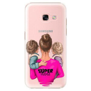 Plastové pouzdro iSaprio - Super Mama - Two Boys - Samsung Galaxy A3 2017