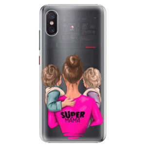 Plastové pouzdro iSaprio - Super Mama - Two Boys - Xiaomi Mi 8 Pro