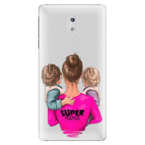 Plastové pouzdro iSaprio - Super Mama - Two Boys - Nokia 3