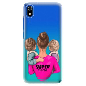 Plastové pouzdro iSaprio - Super Mama - Two Boys - Xiaomi Redmi 7A