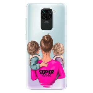 Plastové pouzdro iSaprio - Super Mama - Two Boys - Xiaomi Redmi Note 9