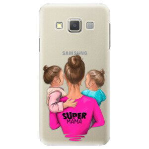 Plastové pouzdro iSaprio - Super Mama - Two Girls - Samsung Galaxy A7