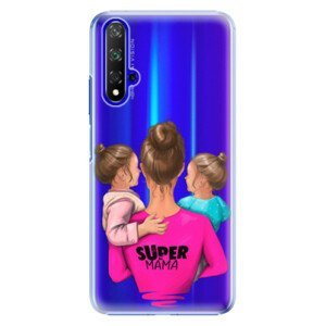 Plastové pouzdro iSaprio - Super Mama - Two Girls - Huawei Honor 20