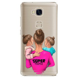 Plastové pouzdro iSaprio - Super Mama - Two Girls - Huawei Honor 5X