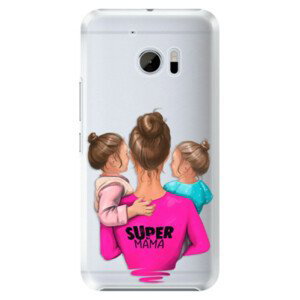 Plastové pouzdro iSaprio - Super Mama - Two Girls - HTC 10