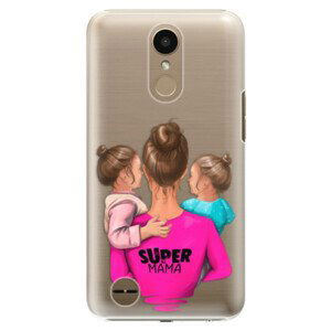 Plastové pouzdro iSaprio - Super Mama - Two Girls - LG K10 2017