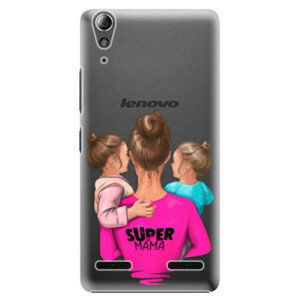 Plastové pouzdro iSaprio - Super Mama - Two Girls - Lenovo A6000 / K3