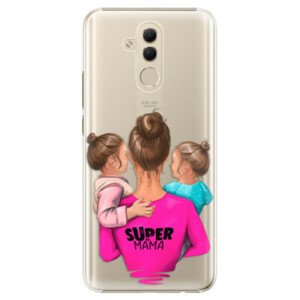 Plastové pouzdro iSaprio - Super Mama - Two Girls - Huawei Mate 20 Lite