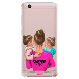 Plastové pouzdro iSaprio - Super Mama - Two Girls - Xiaomi Redmi 5A