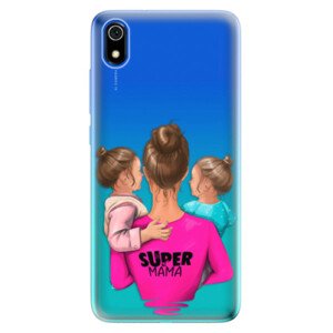 Odolné silikonové pouzdro iSaprio - Super Mama - Two Girls - Xiaomi Redmi 7A